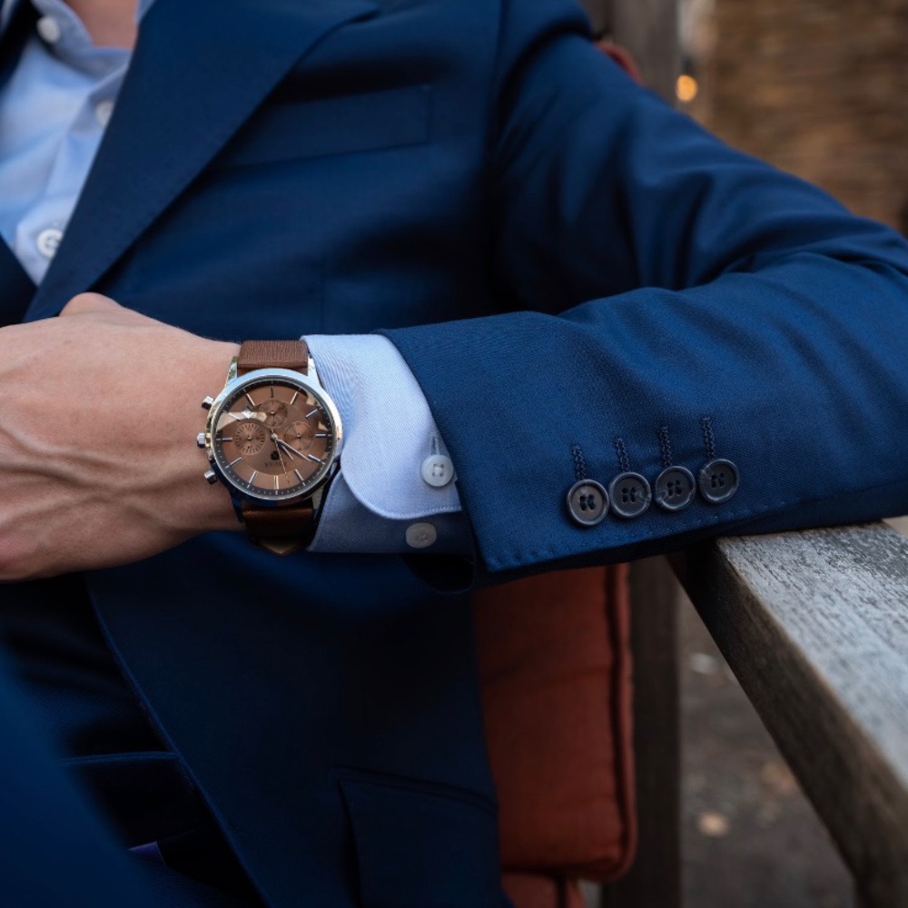 NIB Xavier X-Class Watch in Pecan - Picture 3 of 10